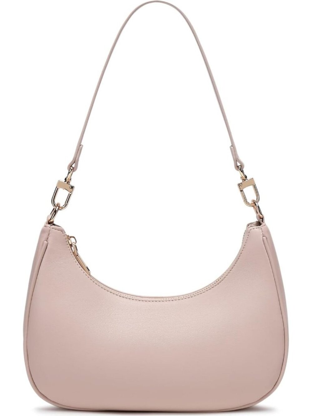 Women's Nude Vintage Hobo Cute Lightweight Underarm Purse Shoulder Bag